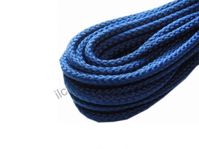 5 mètres de cordon de largeur 4 mm bleu marine